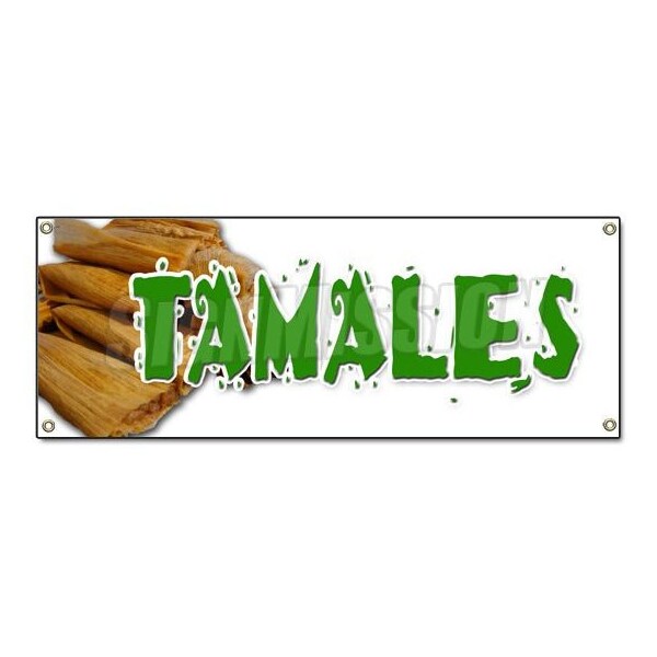 TAMALES BANNER SIGN mexican dough corn latin comfort food meat cheese pastry